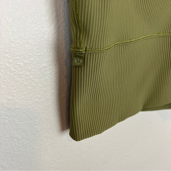 Lululemon Power Pivot Ribbed Tank Bronze Green - Picture 4 of 4